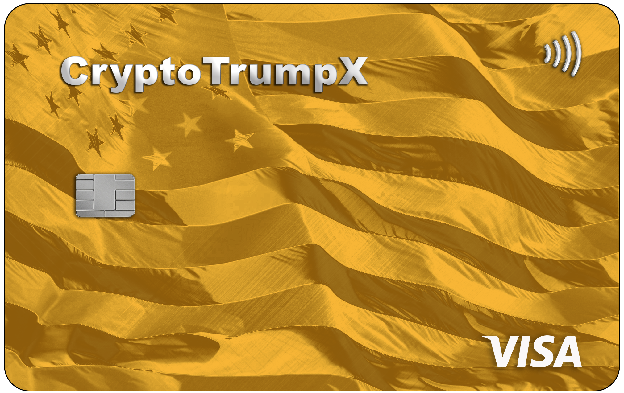 CryptoTrumpX card front