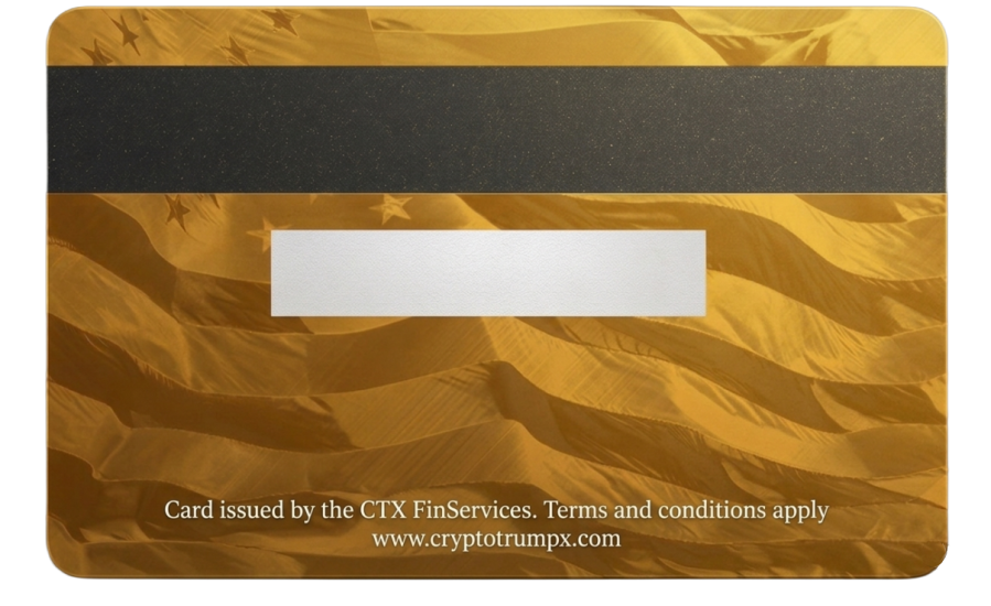 CryptoTrumpX card back
